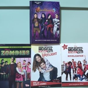Disney Zombies and Descendants Book Set - Green, Purple, Red Covers